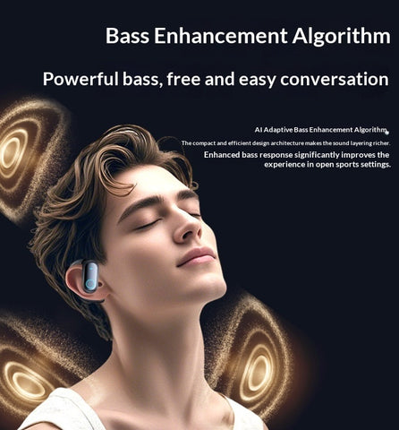 New Wireless Bluetooth Earbuds Neckband Design Noise-canceling Perfect For Workouts